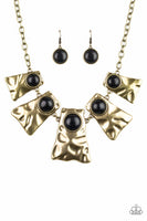 Cougar - Brass Necklace Paparazzi