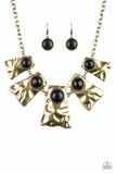 Cougar - Brass Necklace Paparazzi