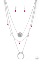 Lunar Lotus - Pink Necklace Paparazzi