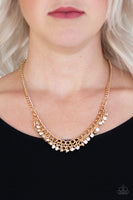 Glow and Grind - Gold Necklace Paparazzi