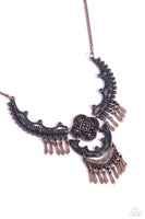 Rogue Vogue - Copper Necklace Paparazzi