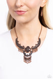 Rogue Vogue - Copper Necklace Paparazzi