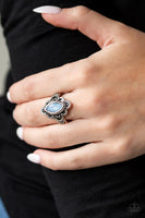 Glass Half-COLORFUL - Blue Ring Paparazzi