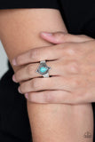 Mineral Minimalist - Blue Ring Paparazzi