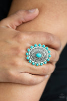 Mesa Mandala - Blue Ring Paparazzi