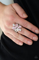 Diamond Daisies - Pink Ring Paparazzi