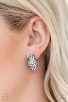 Revenue Avenue - Black Clip-on Earrings Paparazzi