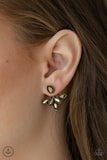 A Force To BEAM Reckoned With - Brass Earrings Paparazzi