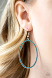 Dazzle On Demand - Blue Earrings Paparrazi