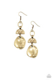 Melting Pot - Brass Earrings Paparazzi