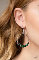 Self-Made Millionaire - Green Earrings Paparazzi