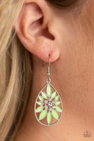 Floral Morals - Green Earrings Paparazzi