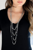 Open For Opulence - Silver Necklace Paparazzi