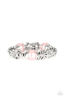 Uptown Tease - Pink Pearl Bracelet Paparazzi