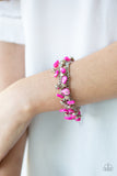 Plentiful Pebbles - Pink Bracelet Paparazzi