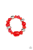 Ice Ice-Breaker - Red Bracelet Paparazzi