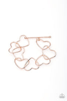 Take Heart - Rose Gold Bracelet Paparazzi