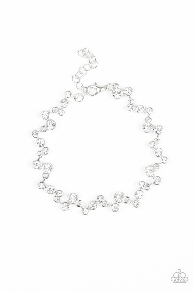 Starlit Stunner - White Necklace Paparazzi