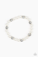 Poised For Perfection - White Pearl Bracelets Paparazzi