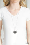 Malibu Mandala - Black Necklace Paparazzi