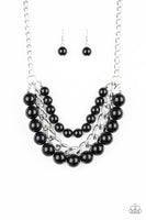 Empire State Empress - Black Necklace Paparazzi