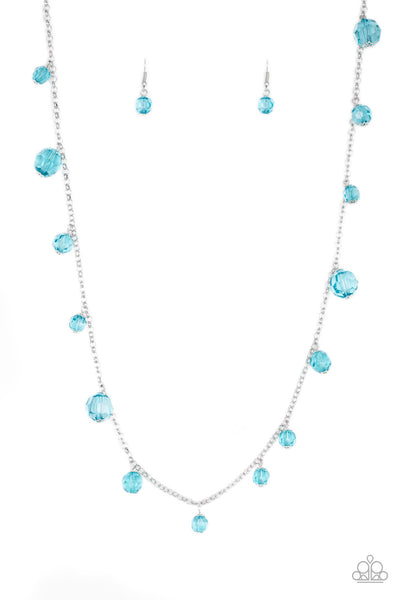 GLOW-Rider - Blue Necklace Paparazzi