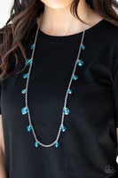 GLOW-Rider - Blue Necklace Paparazzi