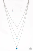 Crystal Chic - Blue Necklace Paparazzi