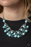 Seaside Soiree - Blue Necklace Paparazzi