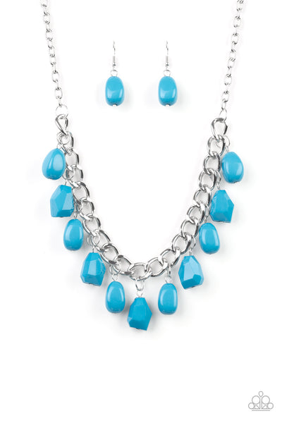 Take The COLOR Wheel! - Blue Necklace Paparazzi