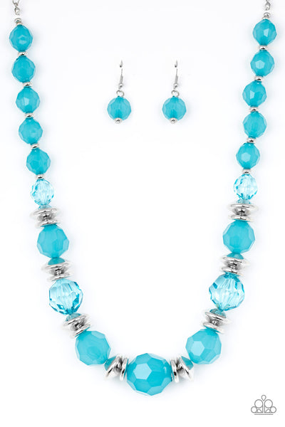 Dine and Dash - Blue Necklace Paparazzi