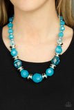 Dine and Dash - Blue Necklace Paparazzi