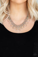 Party Time - Brown Pearl Necklace Paparazzi