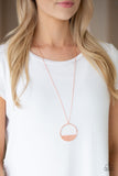Bet Your Bottom Dollar - Copper  Necklace Paparazzi