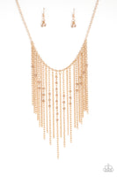 First Class Fringe - Gold Necklace Paparazzi