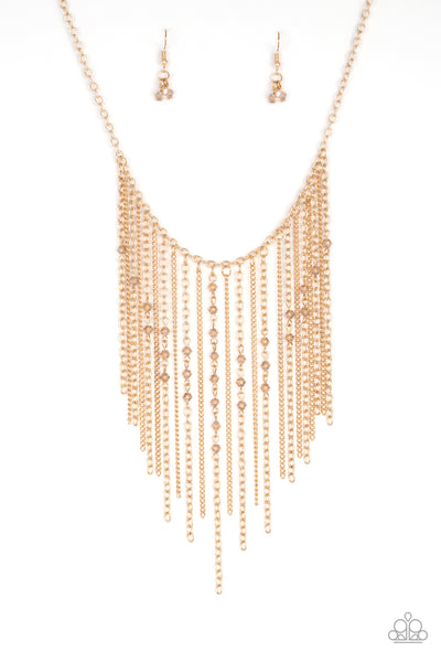 First Class Fringe - Gold Necklace Paparazzi