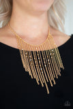 First Class Fringe - Gold Necklace Paparazzi