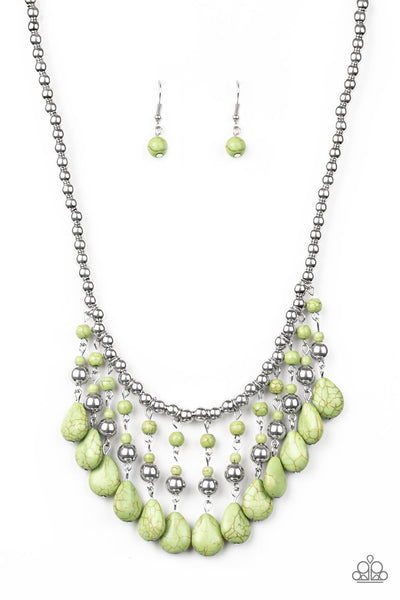 Rural Revival - Green Necklace Paparazzi