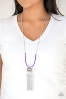 Mayan Masquerade - Purple Necklace Paparazzi