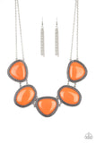 Viva La VIVID - Orange Necklace Paparazzi