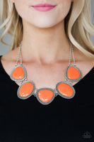 Viva La VIVID - Orange Necklace Paparazzi