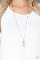 Crystal Cascade - Pink Necklace Paparazzi