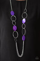 Kaleidoscope Coasts - Purple Necklace Paparazzi