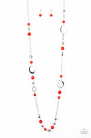 Serenely Springtime - Red Necklace Paparazzi