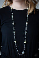 Only For Special Occasions - Yellow Pearl Necklace Paparazzi