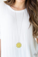 Spin Your PINWHEELS - Yellow Necklace Paparazzi