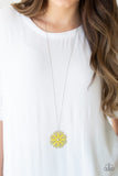 Spin Your PINWHEELS - Yellow Necklace Paparazzi