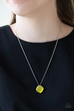 You GLOW Girl - Yellow Necklace Paparazzi