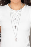 Grounded In ARTIFACT - Silver Necklace Paparazzi