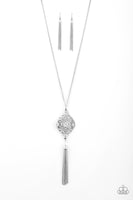 Totally Worth The TASSEL - Silver Necklace Paparazzi